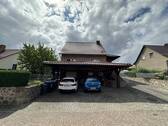 Doppelcarport mit Zufahrt zur Garage - 6 Zimmer Einfamilienhaus zum Kaufen in Röbel/Müritz