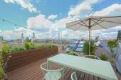 Aufdachterrasse - Traumhafte Dachgeschosswohnung mit Blick über Berlin-City