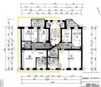 Bemaßter Grundriss der Wohnung - 