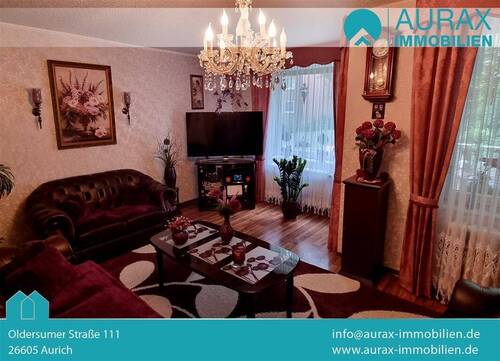 Wohnzimmer - 3 Zimmer Etagenwohnung zum Kaufen in Oldenburg