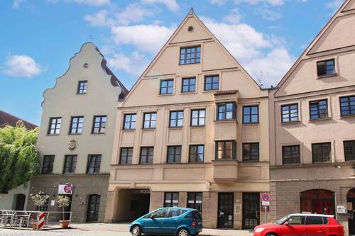 Außenansicht Bild I - Wohnen über den Dächern von Augsburg: Exklusive Maisonette Wohnung in der Innenstadt