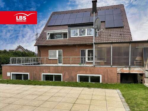 Rückseitige Hausansicht - 6 Zimmer Mehrfamilienhaus, Wohnhaus in Dorsten