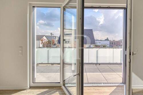 Blick auf den Balkon - 