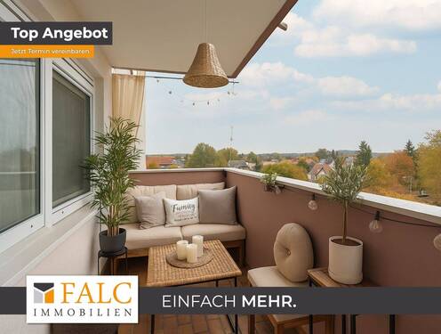 Balkon - Vermietetes 2-Zimmer-Apartment mit Innenhofpark