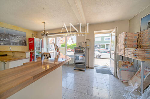 Wohn- und Geschäftshaus in Senden - 1. OG 4 Zimmer Wohnung - Pizzeria - Gastraum - 