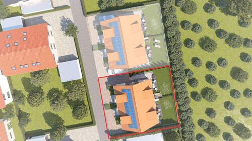 Haus 2 aus der Vogelperspektive - 