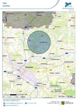 Makrokarte Königsbrück - 