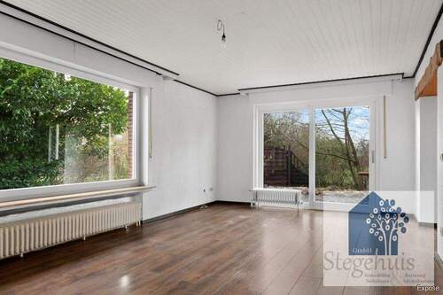 Wohnzimmer - 7 Zimmer Einfamilienhaus zum Kaufen in Bad Bentheim