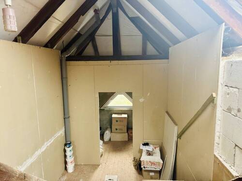 Boden zum Ausbau vorbereitet - 