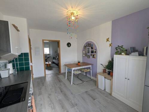 Küche mit Essbereich - 2 Zimmer Etagenwohnung zur Miete in Heubach