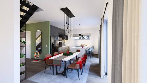 Ansicht Esszimmer - 5 Zimmer Einfamilienhaus zum Kaufen in Großlittgen