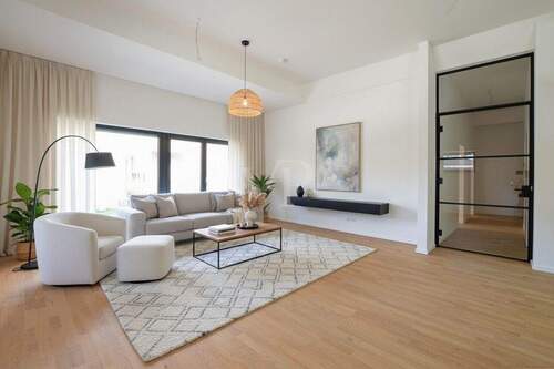 Wohnzimmer_KI-Staging - 3 Zimmer Etagenwohnung in Langenfeld