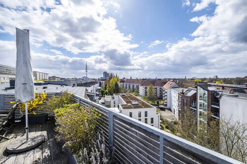 Blick von der Dachterrasse - 