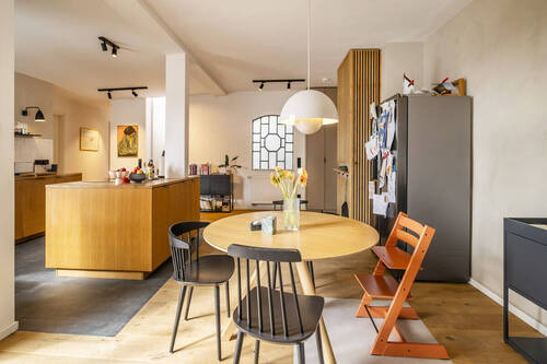 offene Küche & Esszimmer - Etagenwohnung mit 133,00 m&sup2; in Hamburg zum Kaufen