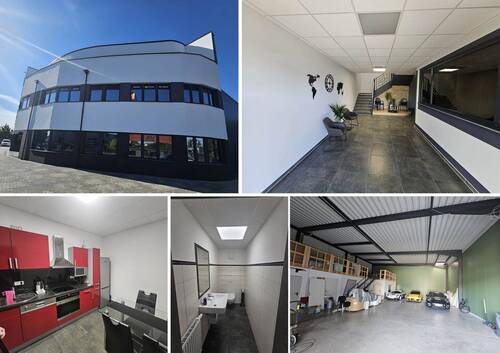 Bild 1 - Moderne Gewerbefläche mit Büro + Lager, Freifläche + SP möglich
