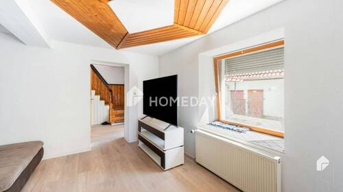 EG Wohnzimmer 2 - Doppelhaushälfte mit 100,00 m² in Landsberg zum Kaufen