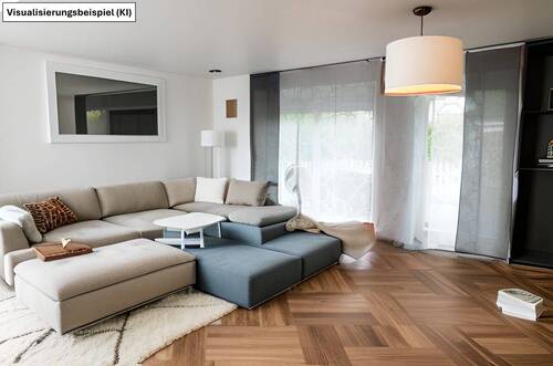 Wohnzimmer Homestaging (Datenschutz) - 4 Zimmer Mehrfamilienhaus, Wohnhaus zum Kaufen in Hamm