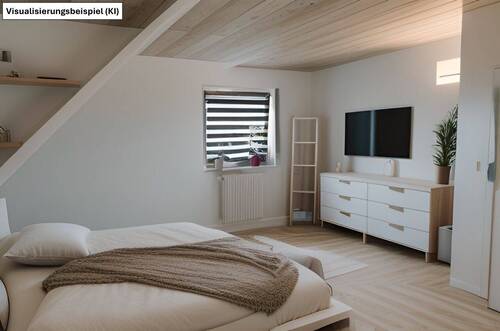 Schlafzimmer Homestaging (Datenschutz) - 