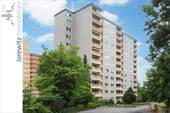 001 - Balkonansicht - Bielefeld-Senne: Sanierte 3 Zimmer-Wohnung mit 2 Balkonen und Panoramablick