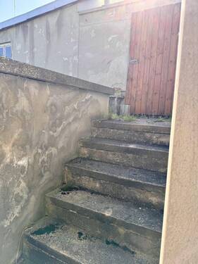 Treppe vom UG in den Garten - 