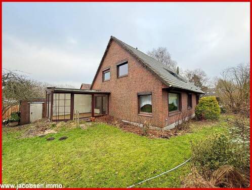 Süd-West-Ansicht mit Wintergarten - Einfamilienhaus mit 169,10 m&sup2; in Neuberend zum Kaufen