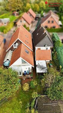 Luftbild vom Garten - 