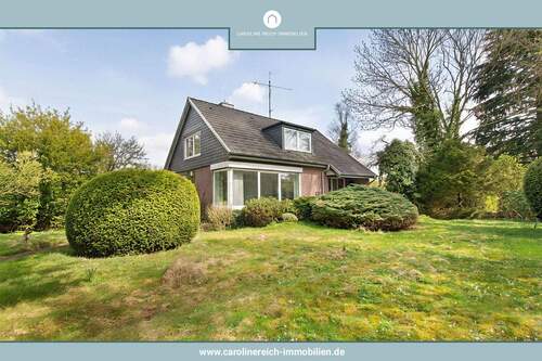 ID2018-Gartenansicht.jpeg - Sanieren oder Neu bauen - Wunderschönes Grundstück in Traumlage von Duvenstedt für EFH oder DH!