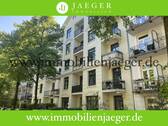 Hausansicht - Schinkelplatz und Mühlenkamp - Erdgeschoss-Altbau-Wohnung - Terrasse - Erstbezug nach Sanierung
