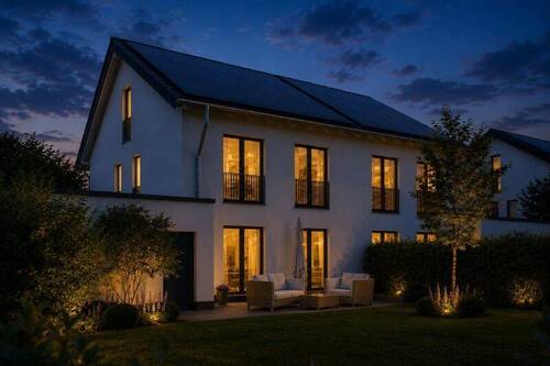 Gartenansicht Abend - 
