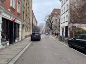 Blick in die Straße (West) - Grundstück in Leipzig zum Kaufen