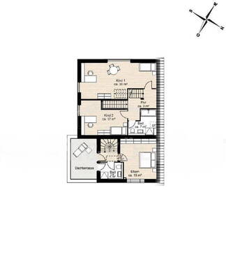 1.OG vorn u. 2.OG hinten - 