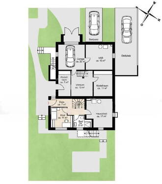 Keller vorn u. EG hinten - 