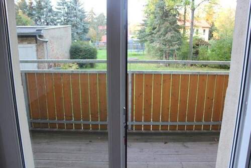 Blik zum Balkon - 2 Zimmer Etagenwohnung in Leipzig