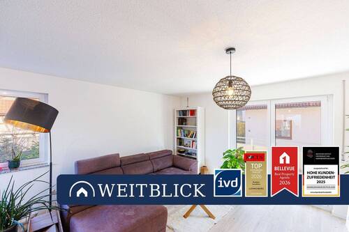 Wohnzimmer - WEITBLICK: Offen. Hell. Modern!