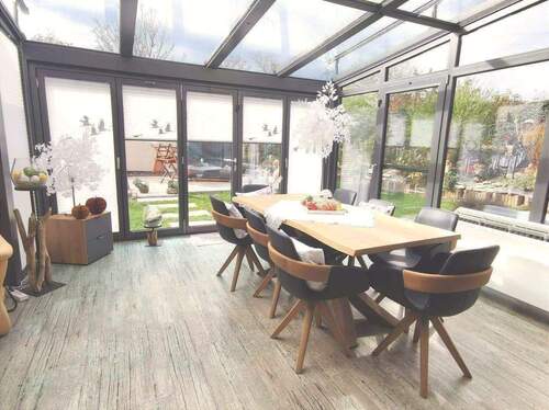 Hinteres Haus Wintergarten/Essbereich - Einfamilienhaus mit 334,00 m² in Erfurt zum Kaufen