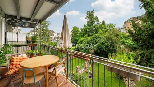 Balkon 1 - Charmante 4-Zimmer-Wohnung mit grünem Balkonblick - langfristig denken, clever handeln