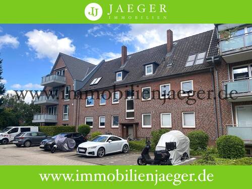 Hausansicht - Norderstedt Alt-Garstedt - modernisierte Wohnung im Hochparterre -Außenstellplatz möglich- 1.09.2026