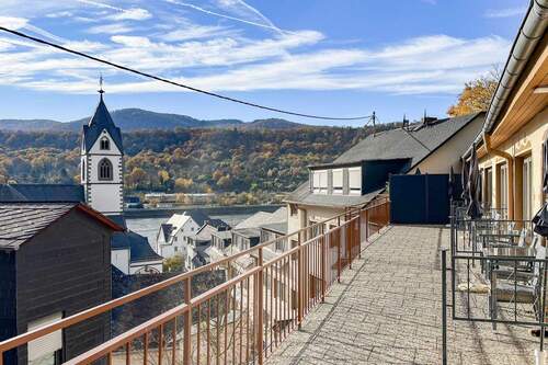 Dachterrasse - Gewerbeobjekt (Büro, Produktion, Verkauf) in Kamp-Bornhofen