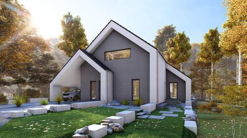 Ansicht Eingang - MODERNES WOHNEN MIT STIL UND KOMFORT