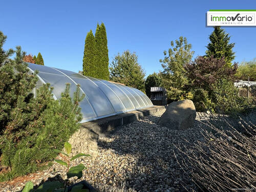 Blick zum Swimmingpool - 