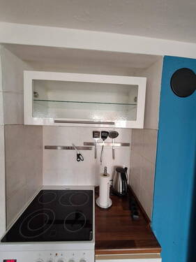 Küchenzeile - Terrassenwohnung mit 50,00 m&sup2; in Neusäß zur Miete