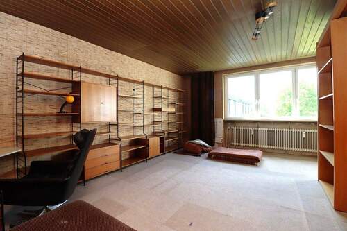 Wohnzimmer - 3 Zimmer Etagenwohnung zum Kaufen in Hamburg / Niendorf