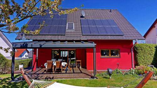 Südwest-Ansicht des Hauses - 5 Zimmer Einfamilienhaus in Erfurt