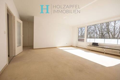 abgetrennter Küchenbereich - 2 Zimmer Etagenwohnung in Hamburg