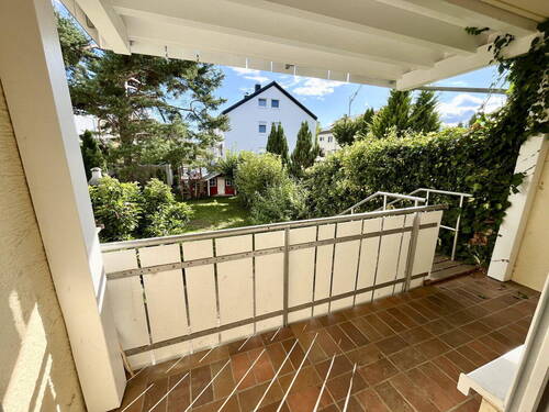 Balkon EG und Gartenzugang - 