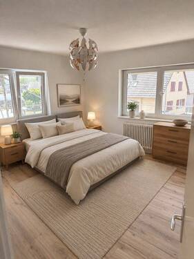Schlafzimmer - Etagenwohnung mit 86,50 m&sup2; in Kippenheim zur Miete
