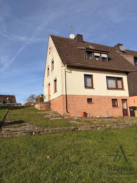 Rückansicht - Doppelhaushälfte mit 80,00 m&sup2; in Speicher zum Kaufen