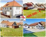  3 Wohnungen, 3 Garagen + Carport + potentielles Bauland im Garten