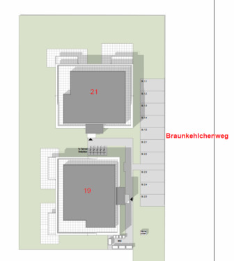 Haus 1 und 2 Kfz- Stellplätze.png - Etagenwohnung mit 80,00 m&sup2; in Spenge zum Kaufen