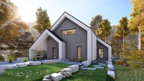 Ansicht Eingang - MODERNES WOHNEN MIT STIL UND KOMFORT